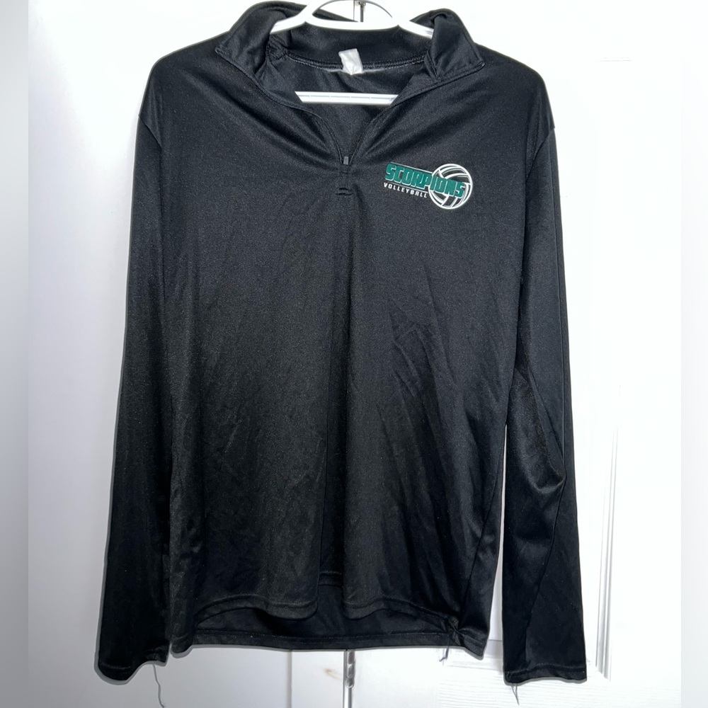 Dry fit Scorpions volleyball quarter zip